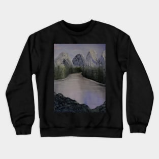 Land Of Dreams oil painting by Tabitha Kremesec Crewneck Sweatshirt